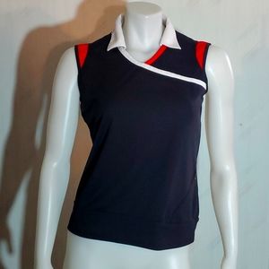 Sleeveless golf shirt